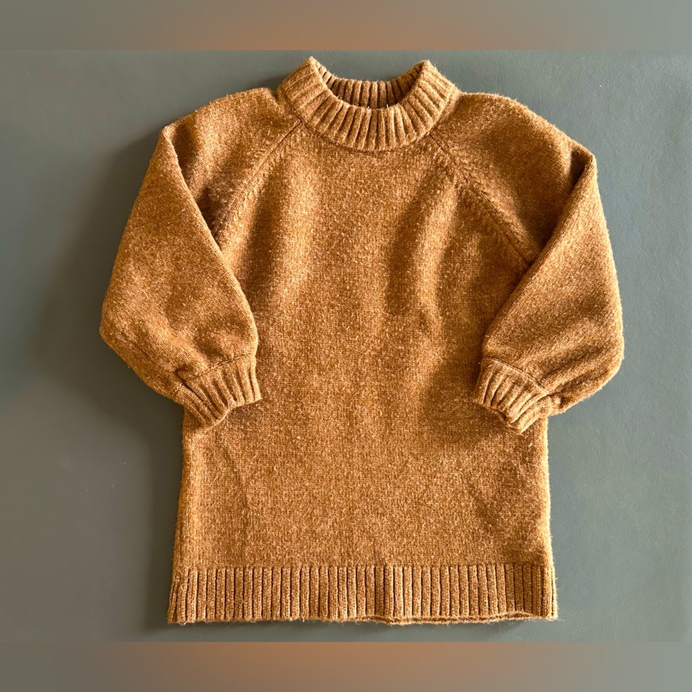 ZARA Toddler Crew Sweater Dress